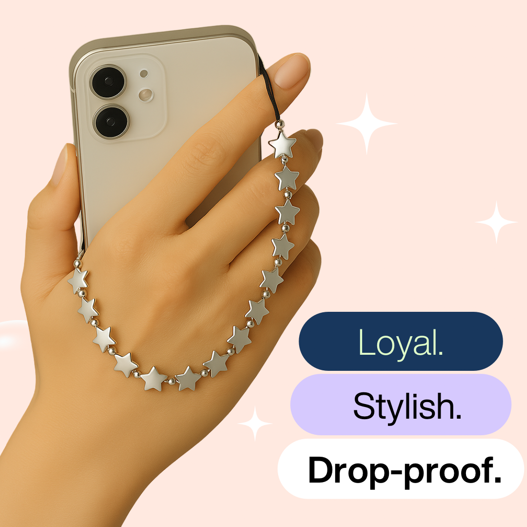 Shiny Star Phone Strap