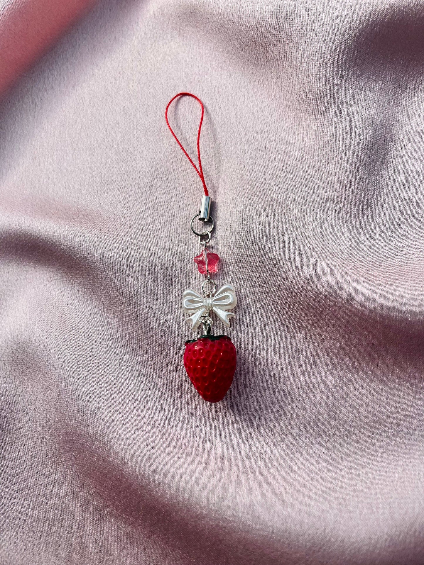 Strawberry Phone Charm