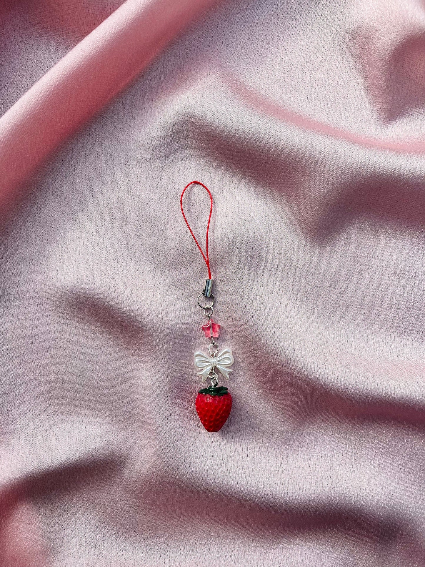 Strawberry Phone Charm