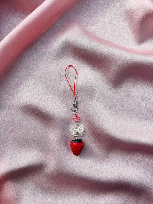 Strawberry Phone Charm